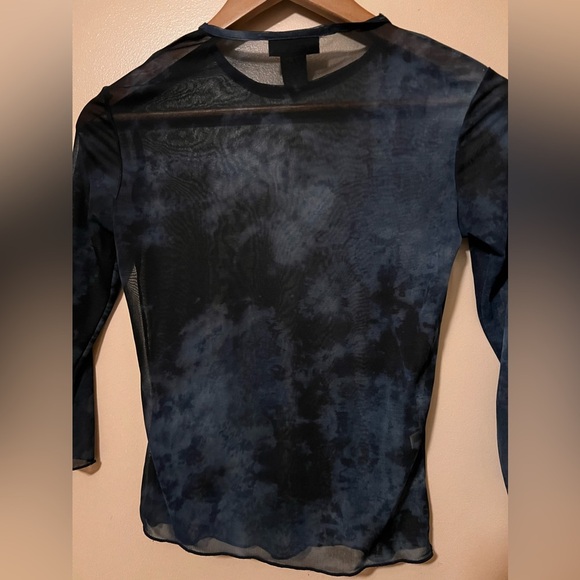 Vintage express mesh sheet blue tie dye size small - Picture 6 of 11